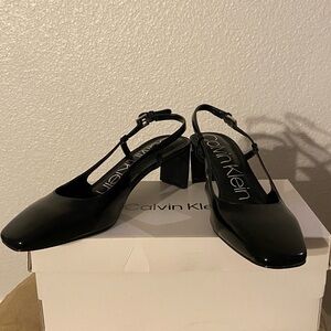 Calvin Klein Black Heels 7.5
